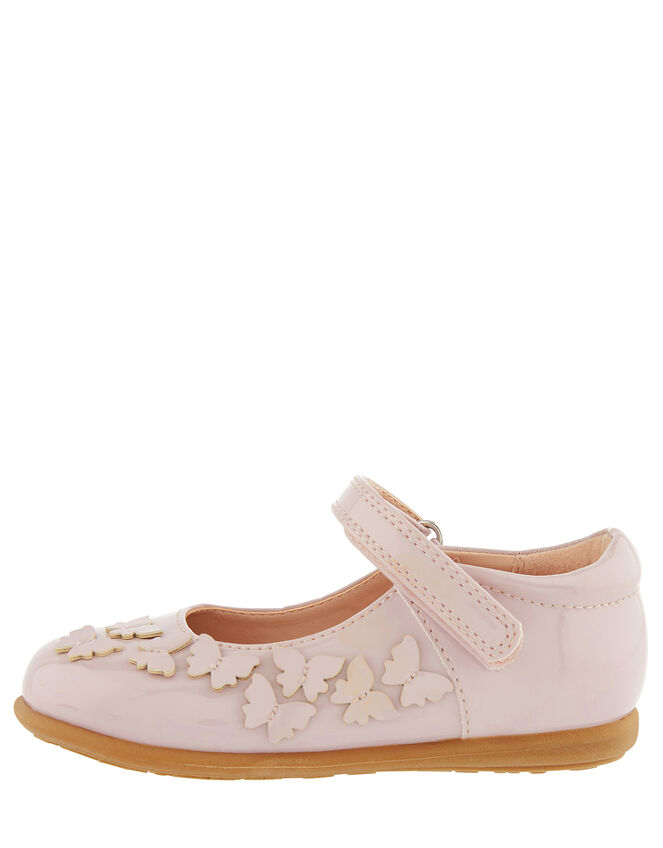 Baby Butterfly Patent Walker Shoes, Pink (PALE PINK), large
