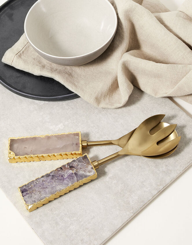 Agate Salad Servers, , large