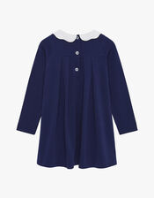 Trotters Anna Petal Dress, Blue (NAVY), large