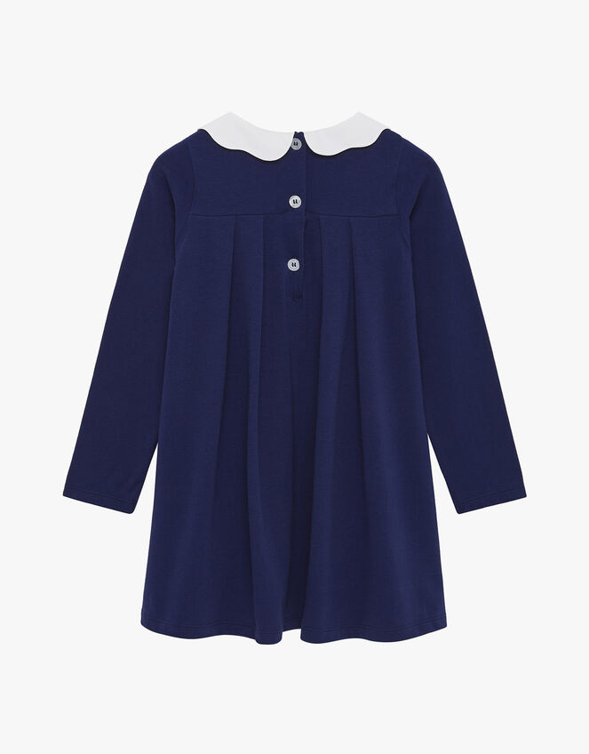 Trotters Anna Petal Dress, Blue (NAVY), large