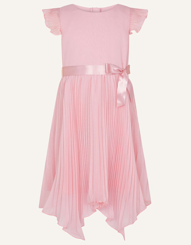 Rubina Pleated Dress, Pink (DUSKY PINK), large