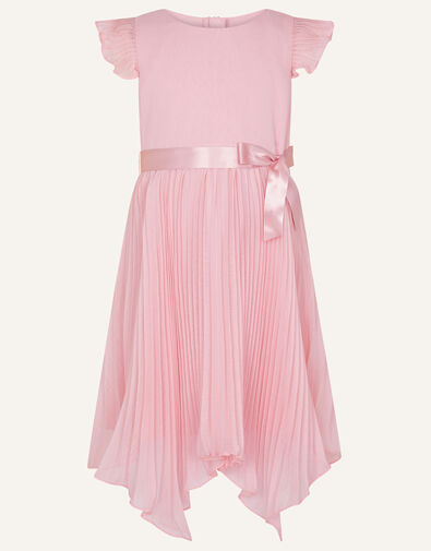 Rubina Pleated Dress Pink, Pink (DUSKY PINK), large