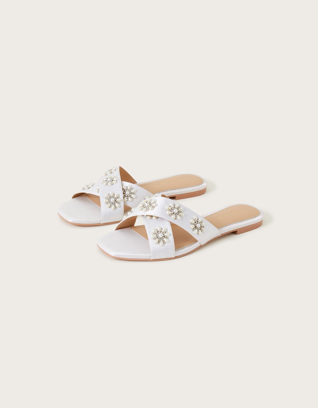 Bridal flip flops ivory shop