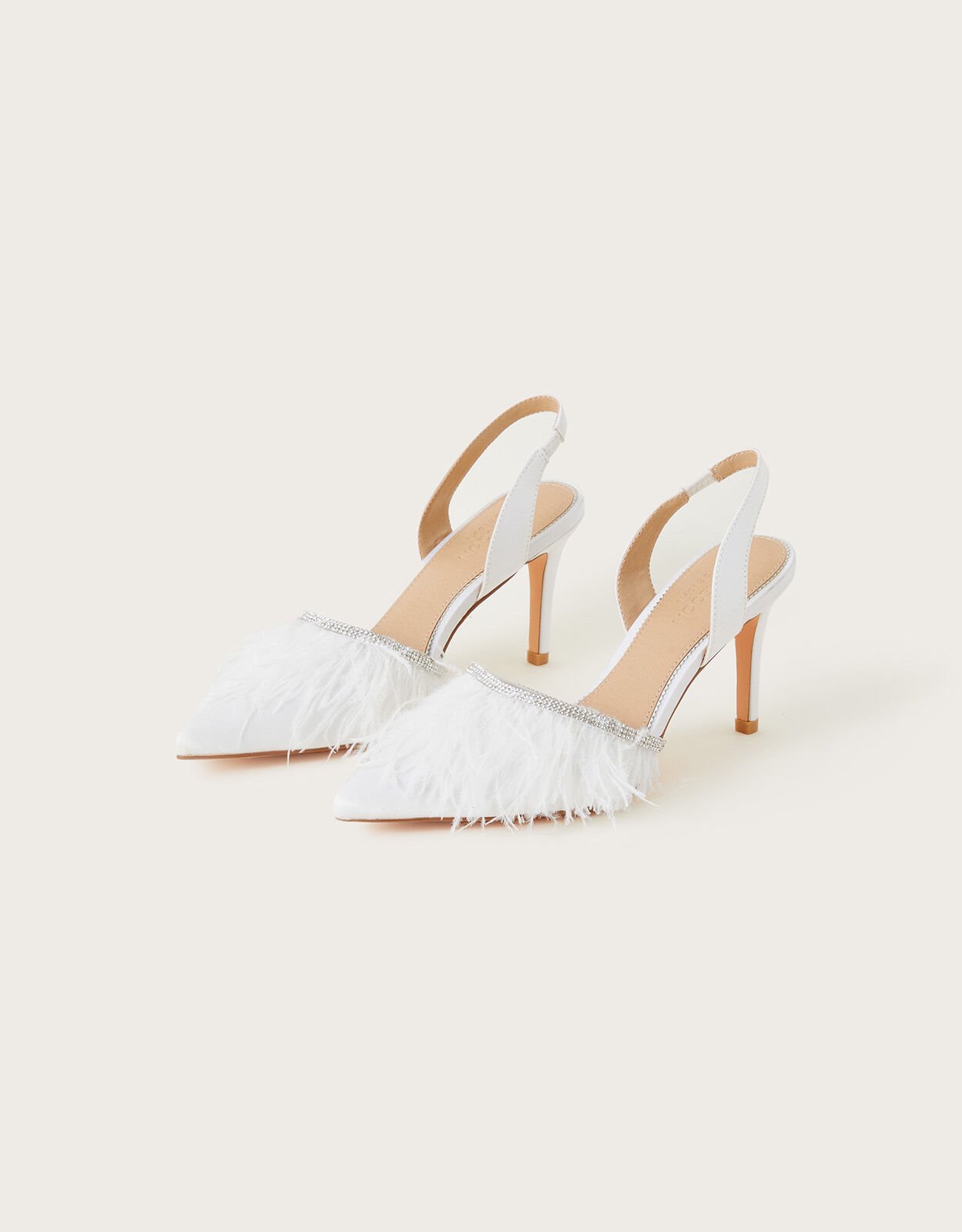 Marabou heel slippers on sale