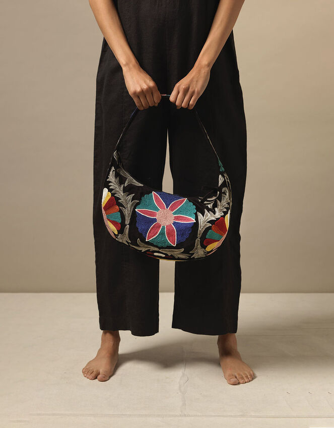 One Hundred Stars Embroidered Bag, , large