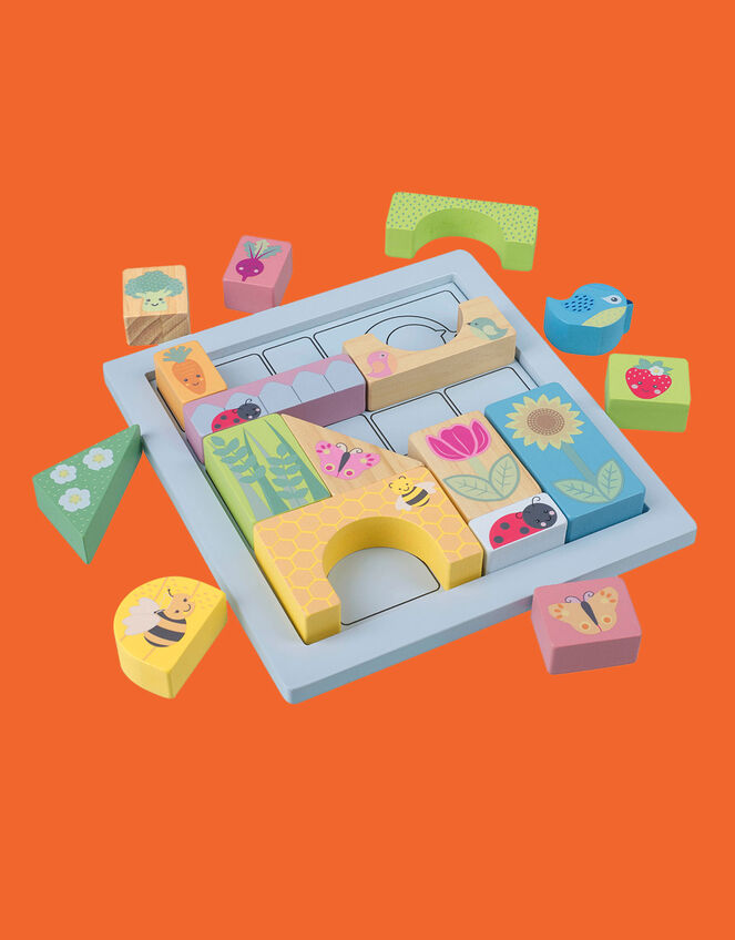 Orange Tree Toys Spring Garden Block Puzzle , , large