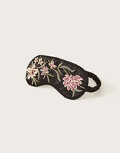 Floral Embroidered Eye Mask, , large