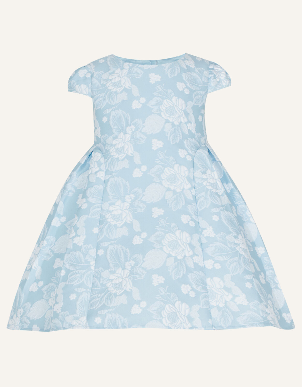 rose jacquard dress