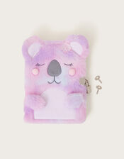 Koala Faux Fur Notebook, , large