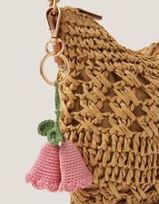 Tulip Crochet Bag Charm, , large