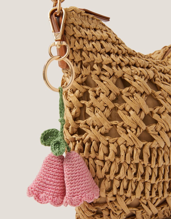 Tulip Crochet Bag Charm, , large