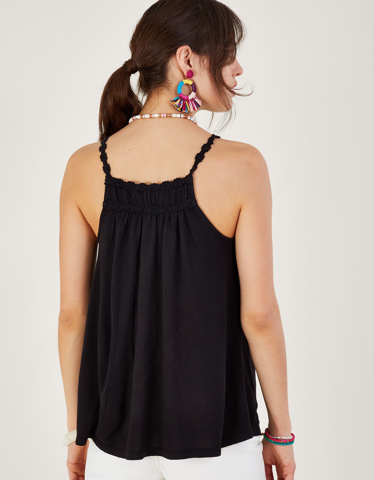 Black dressy camisoles outlet