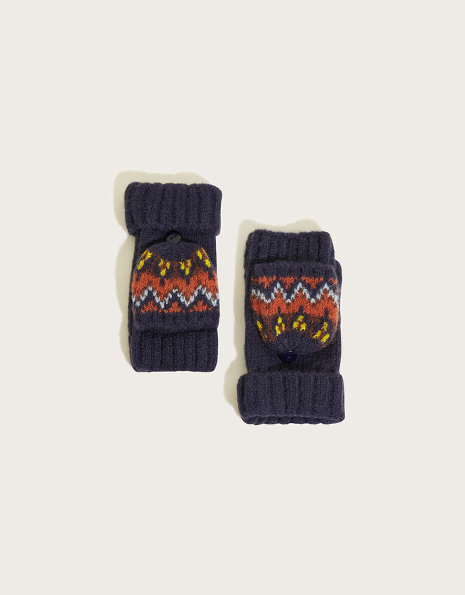 Jameson Fair Isle Knitted Gloves, Multi (MULTI), large
