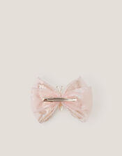 Spring Butterfly Bow Hair Clip, Pink (PINK), large