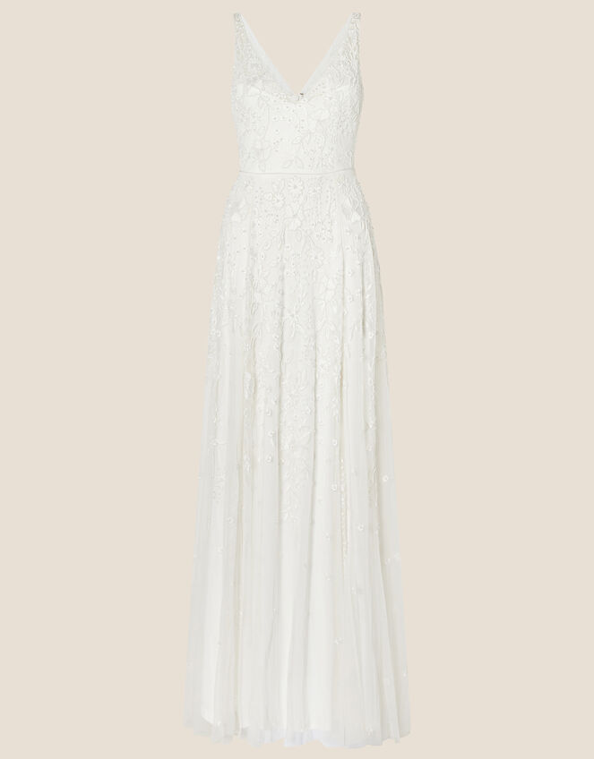 Eve Embellished Bridal Maxi Dress, Ivory (IVORY), large