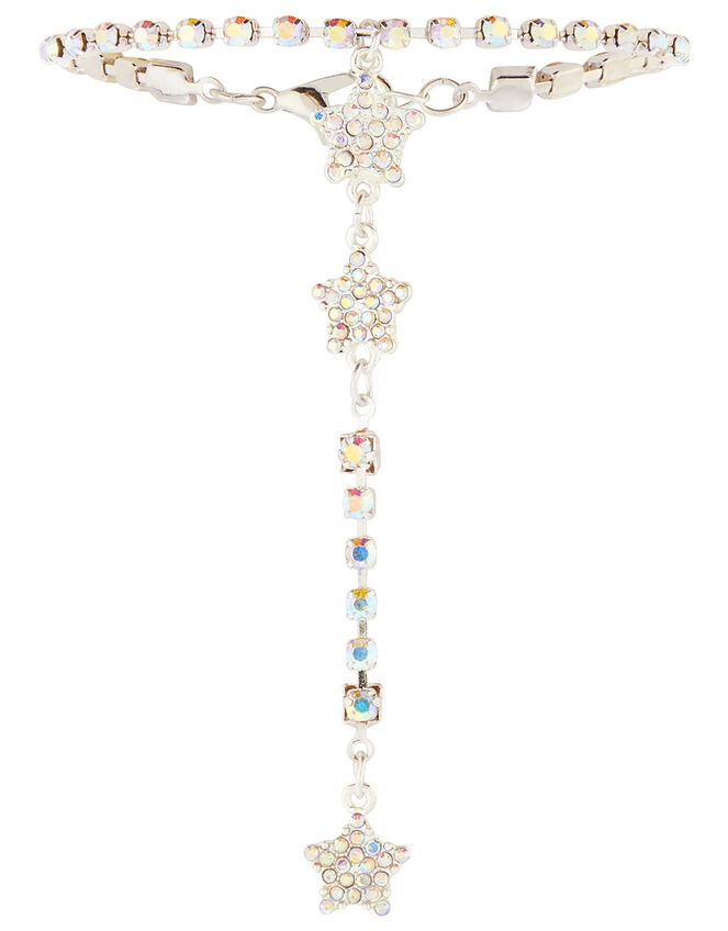 Sparkle Star Linked Bracelet and Ring, , large
