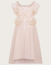 Land of Wonder Butterfly Wings Dress, Pink (PINK), large