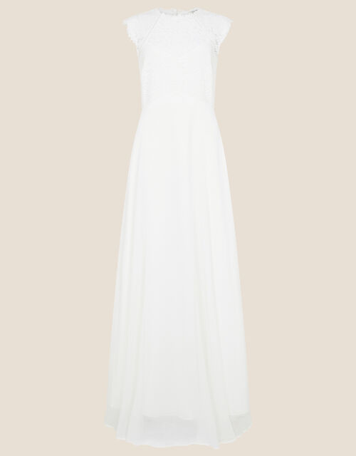 Lilian Lace Bridal Dress, Ivory (IVORY), large