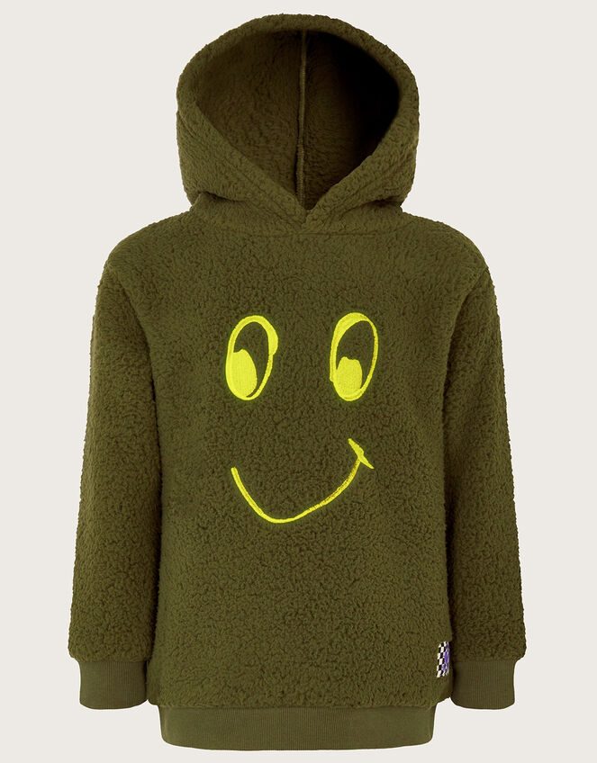 Glow In The Dark Borg Hoodie, Green (KHAKI), large