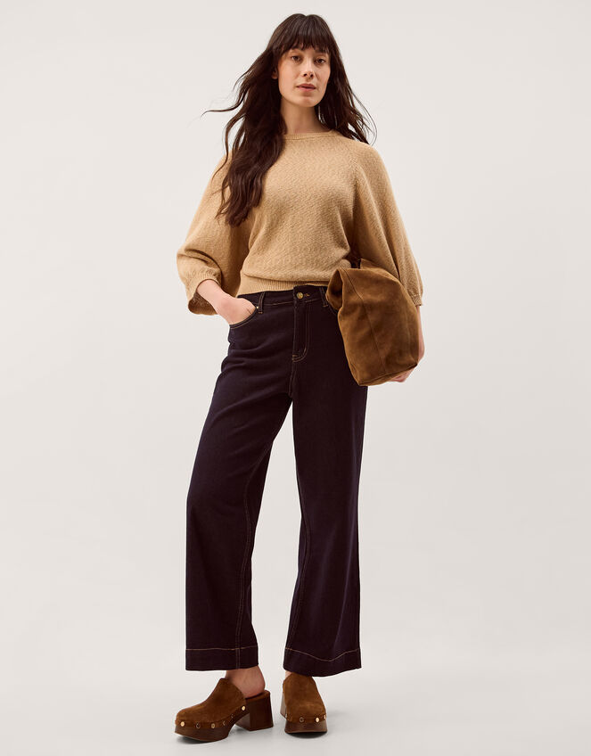 Codie ¾ Sleeve Jumper Brown