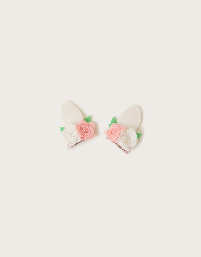 Crafty Bunny Hair Clips Set of Two, , large