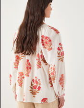 East Marcia Floral Cotton Blouse, Multi (MULTI), large