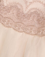 Baby Francesca Lace Tulle Party Dress, Pink (PINK), large