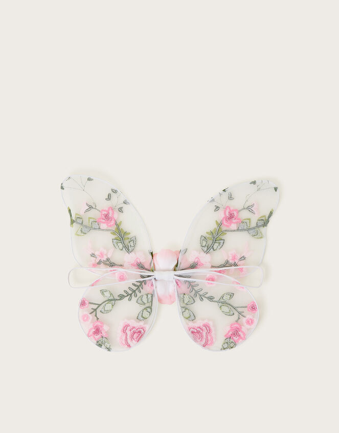 Floral Embroidered Butterfly Wings, , large