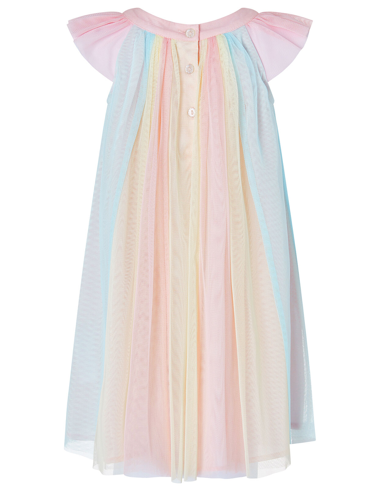 Baby Nancy Rainbow Tulle Dress Pink