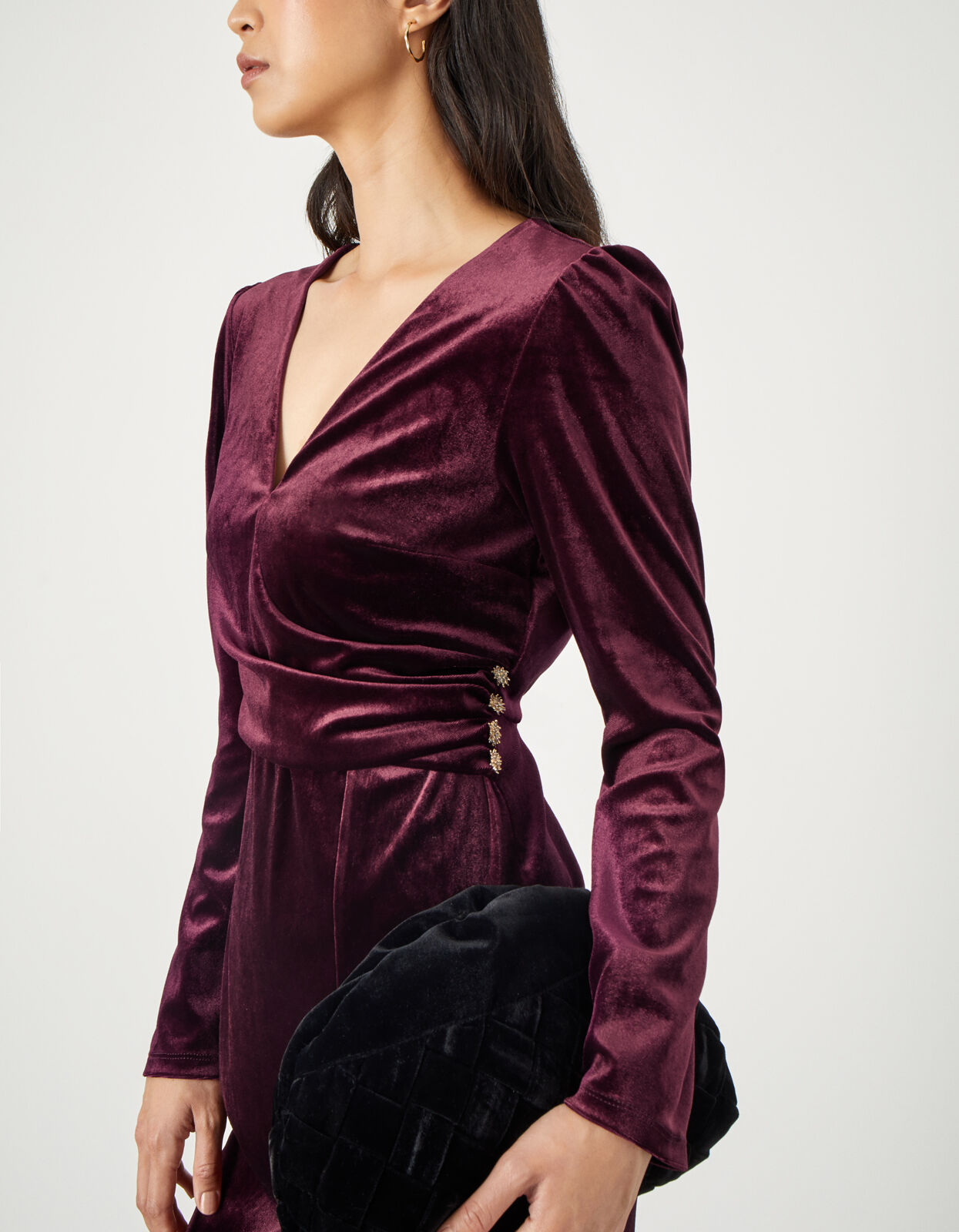 Red velvet dress hot sale monsoon