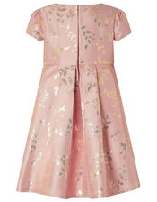 Baby Sadie Metallic Jacquard Dress, Pink (PINK), large