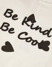 'Be Kind' Heart Jersey Set, Black (BLACK), large
