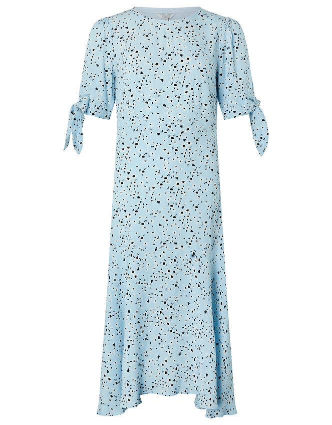 Miyah Daisy Print Dress with LENZING™ ECOVERO™, Blue (BLUE), large