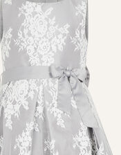 Lola Lace Dress, Grey (GREY), large