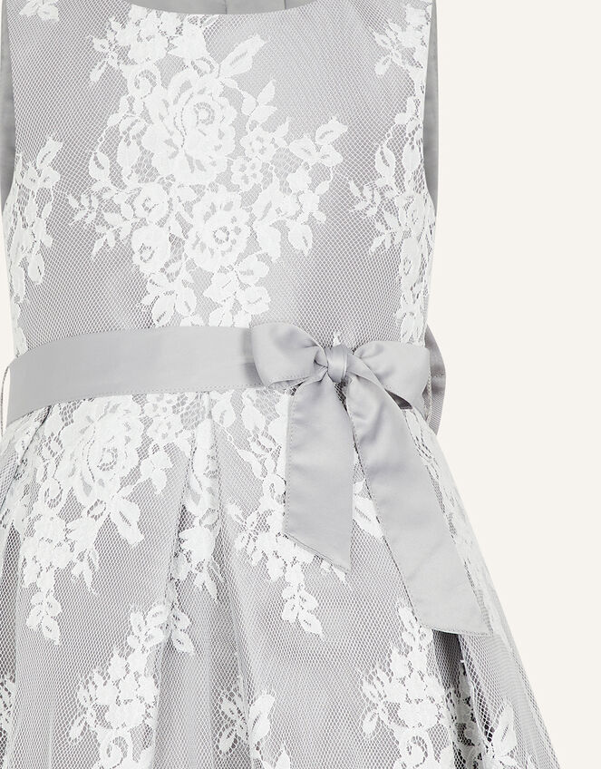 Lola Lace Dress, Grey (GREY), large