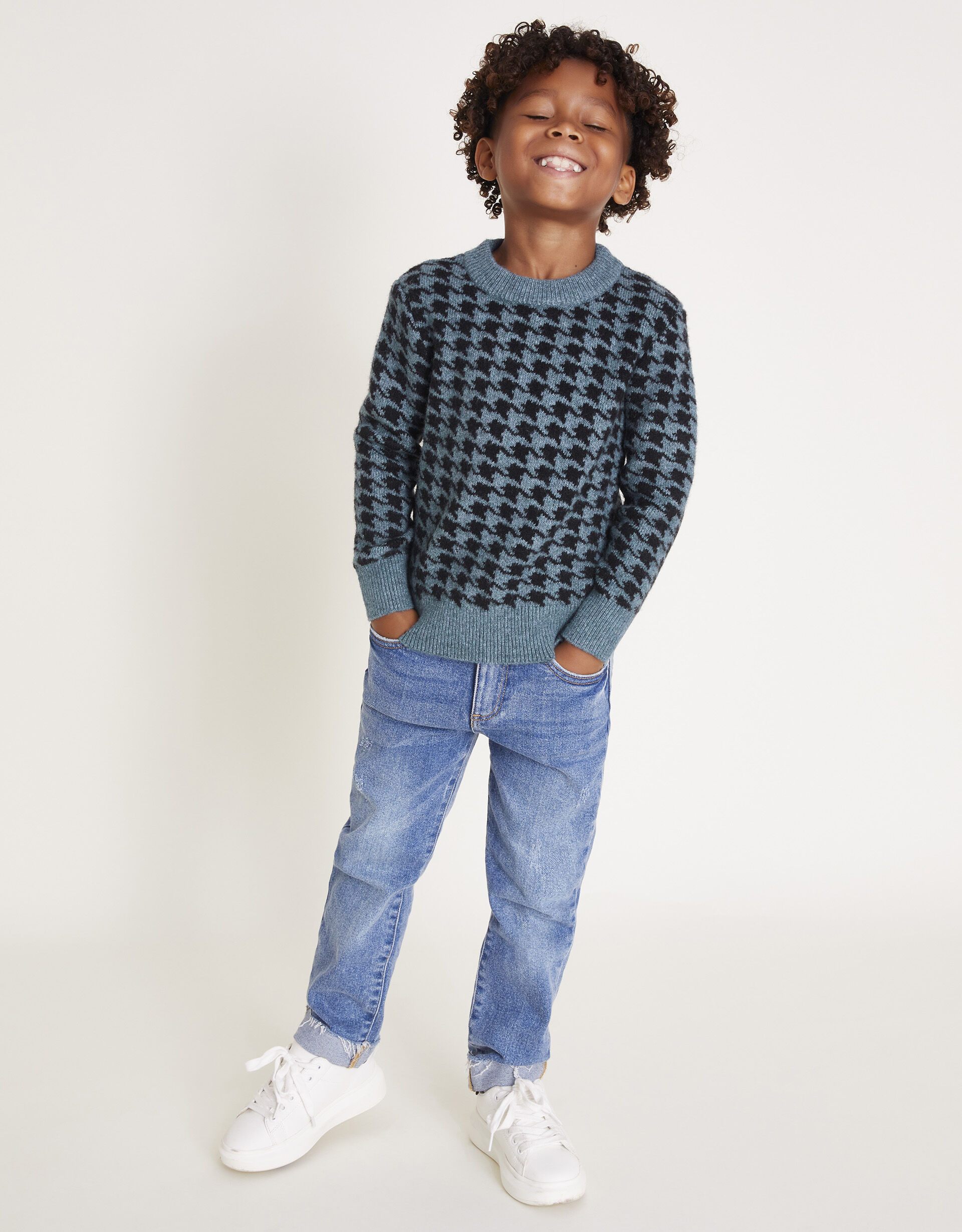 Boys crew neck jumper on sale