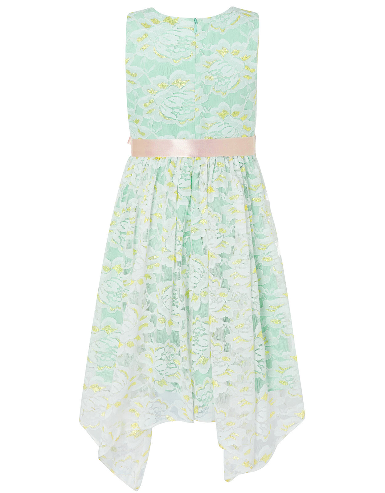 monsoon yellow lace dress