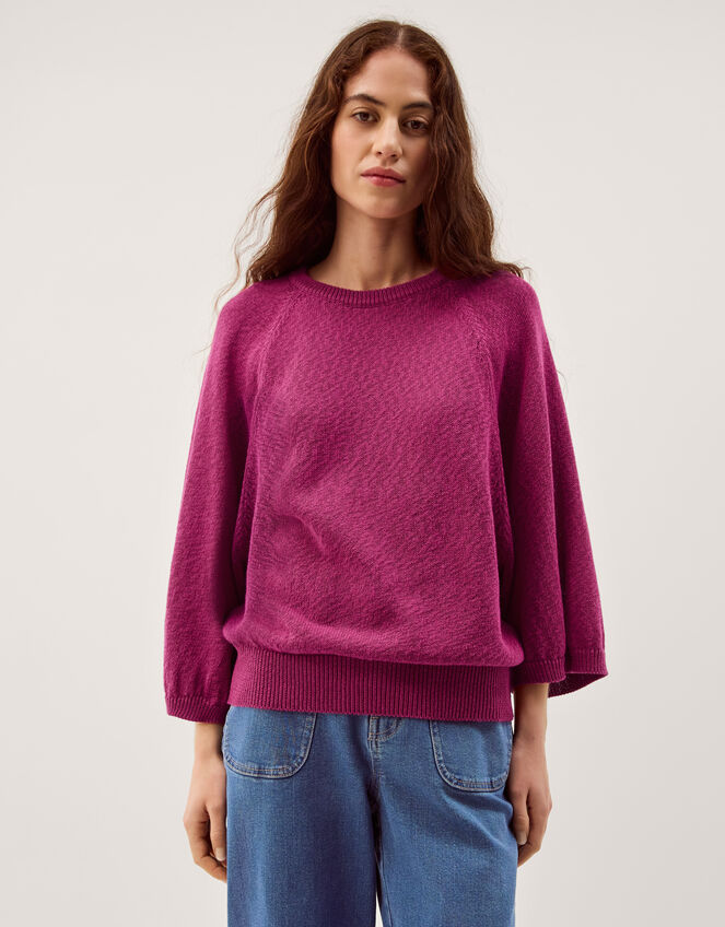 Codie ¾ Sleeve Jumper Pink