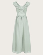 Indi Tie-Back Prom Dress, Green (SAGE), large