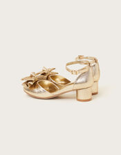 Bow Two-Part Heels, Gold (GOLD), large