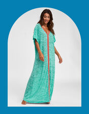 Pitusa Inca Abaya Maxi Sundress, Green (MINT), large