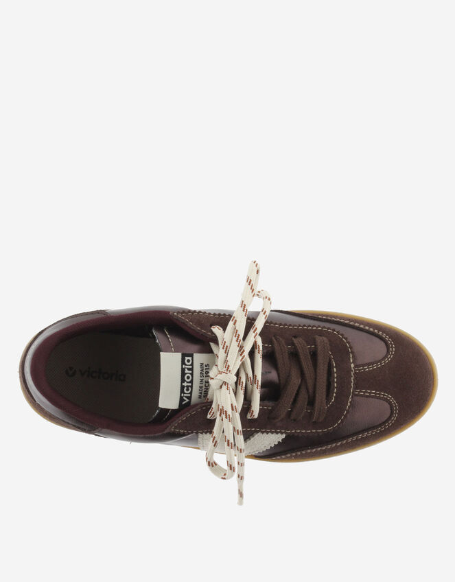 Victoria Berlin Metallic Trainers, Brown (BROWN), large