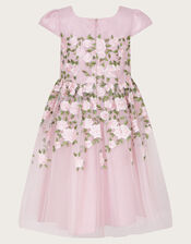 Cassie Rose Embroidered Dress, Pink (PINK), large