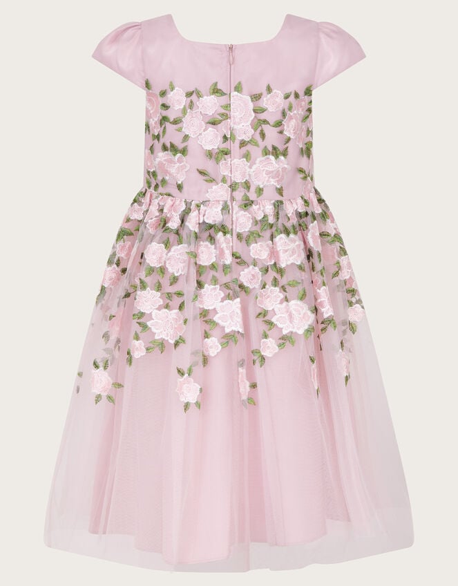 Cassie Rose Embroidered Dress, Pink (PINK), large