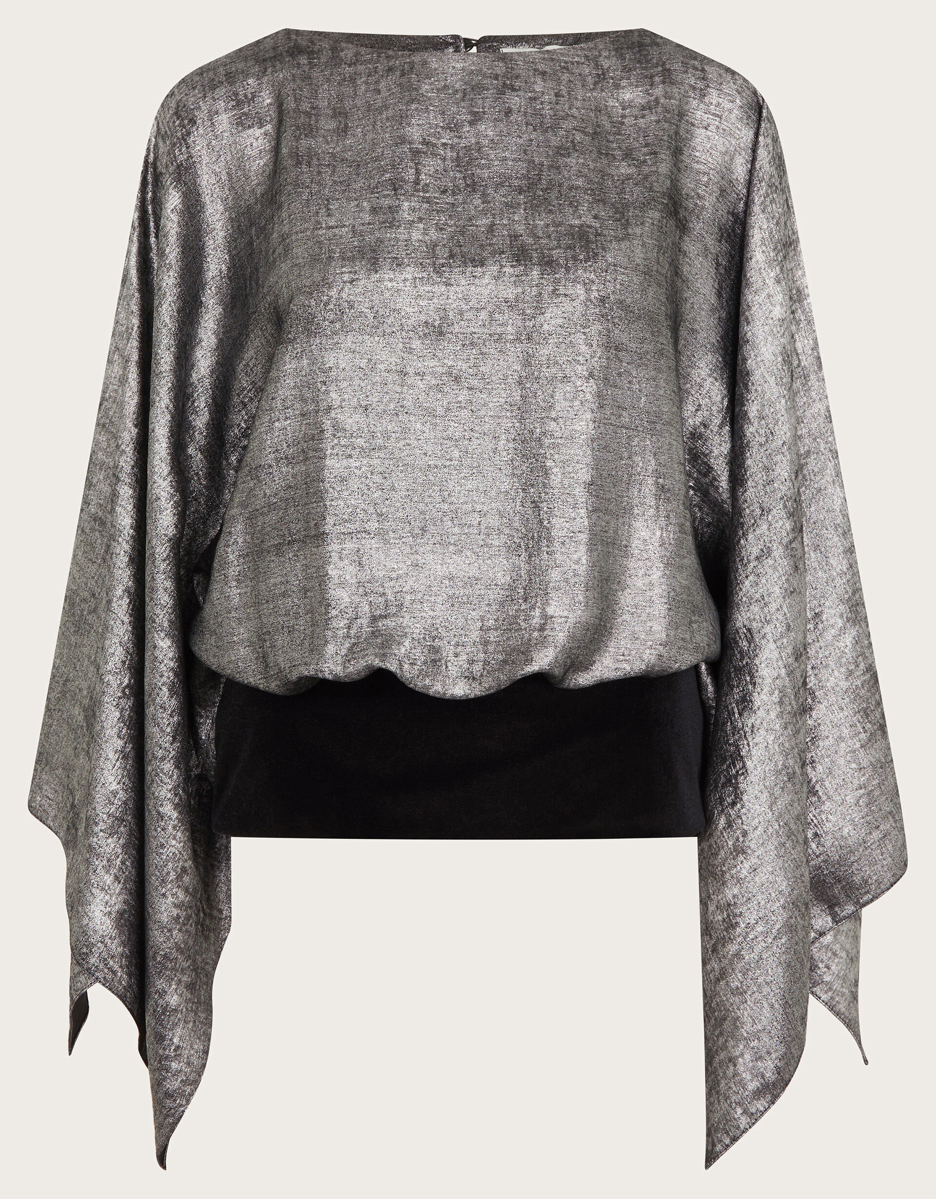 Silver batwing top discount