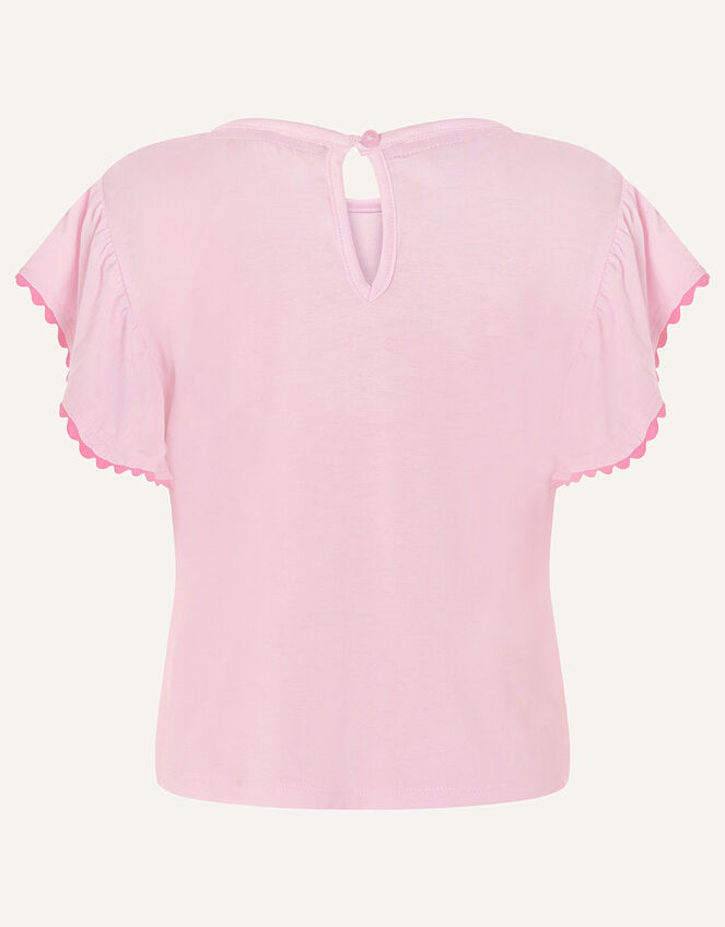 Butterfly Top and Skirt Set , Pink (PALE PINK), large