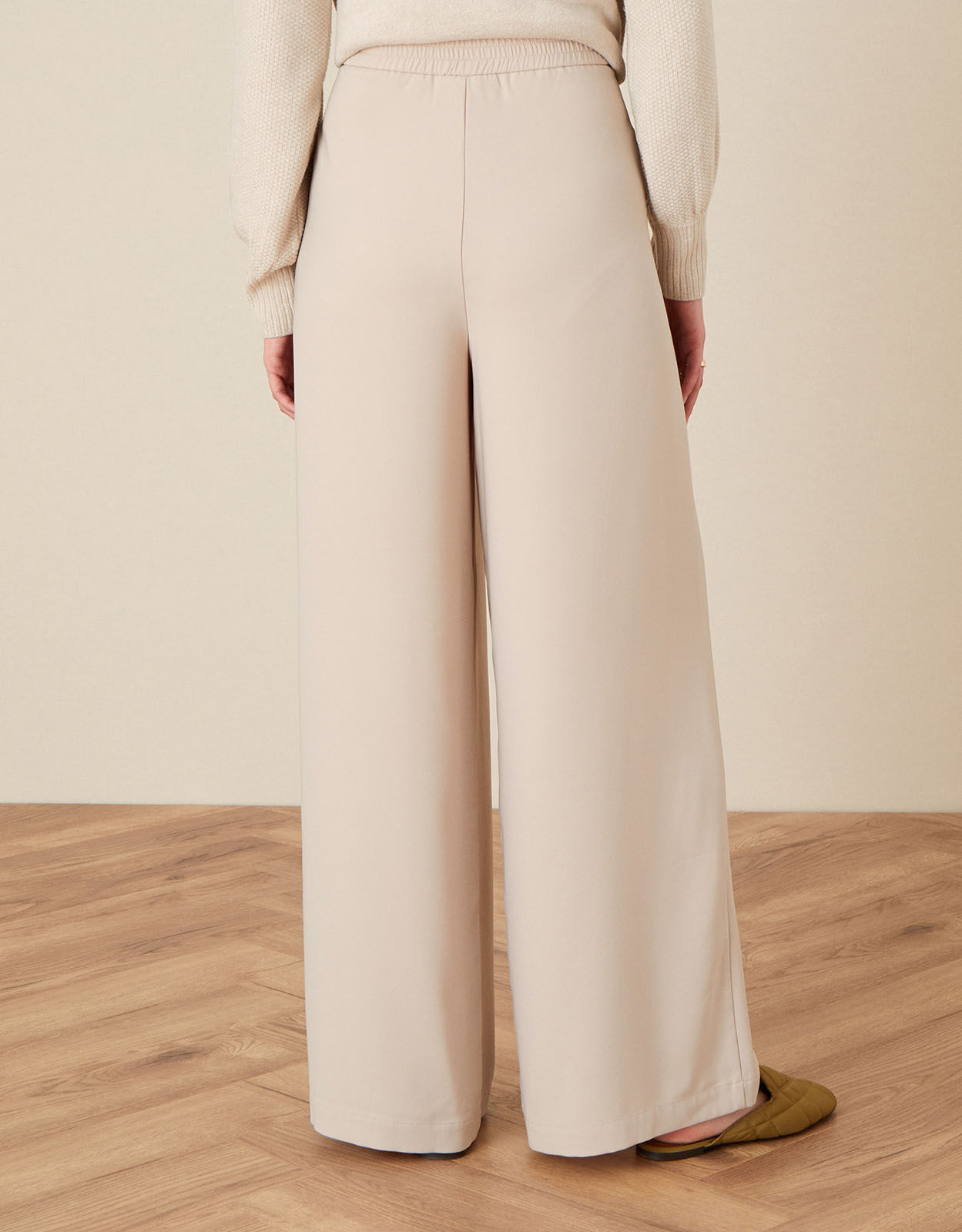 Wendy Wide Leg Trousers Natural 