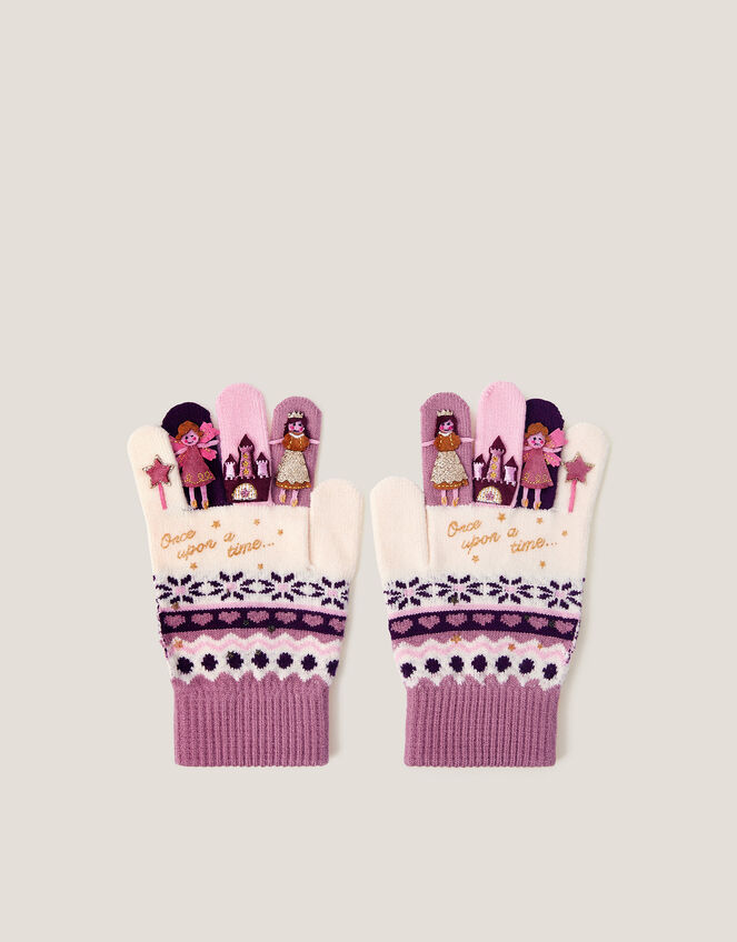 Princess Novelty Gloves, Pink (PINK), large