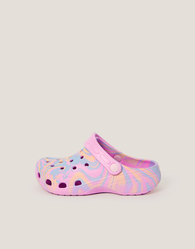 Rainbow Marble Clogs, Multi (MULTI), large