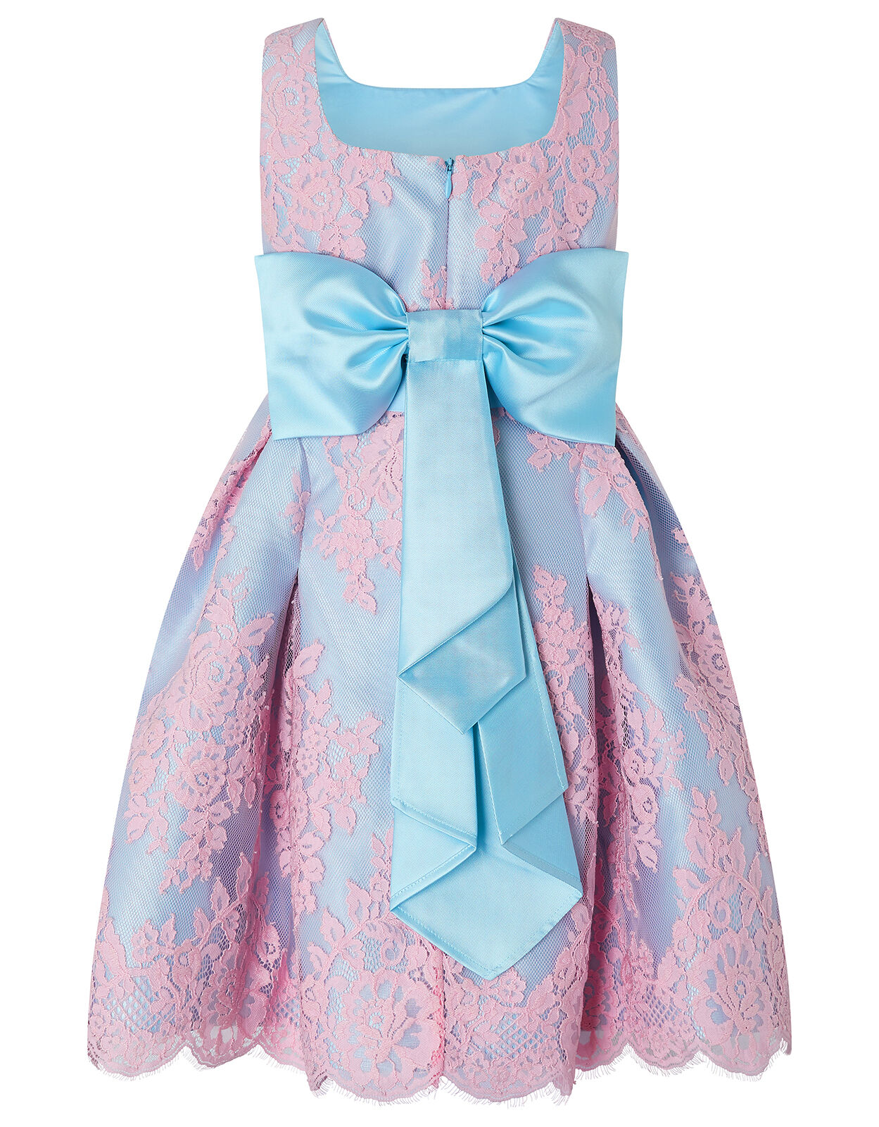 Valeria Lace Occasion Dress Blue Girls Dresses Monsoon UK
